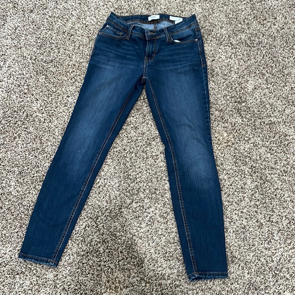 kensie mid rise ankle jeans